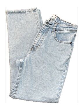 👖 ABERCROMBIE & FITCH Blue Curve Love Vintage Straight High Rise; Size 26/2